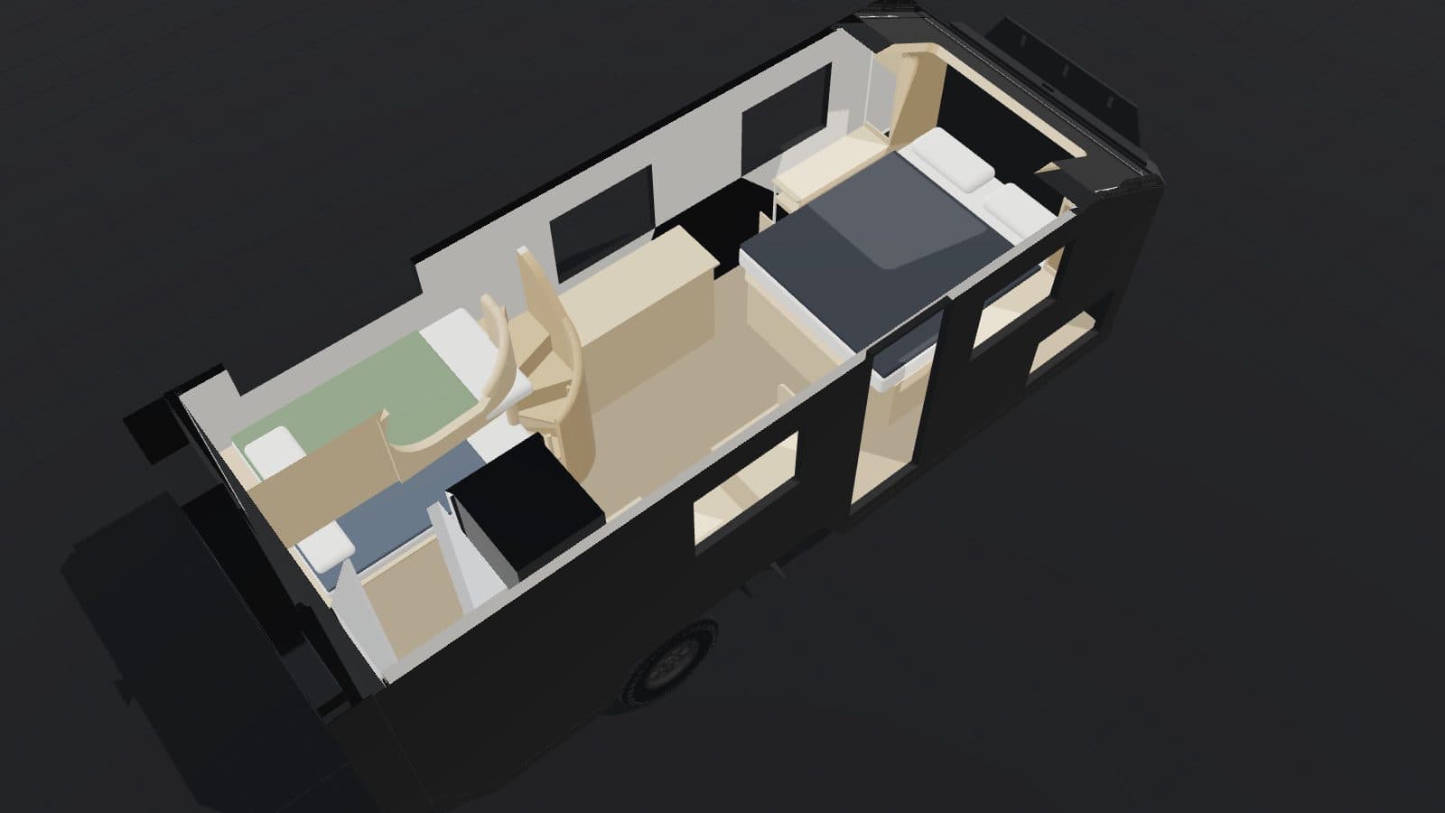 Baja (Bunk Edition) cutaway